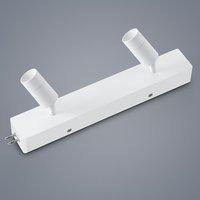 Helestra LED Lichtschienen Spot Vigo in weiß-matt 2x4W 720lm Endelement weiß