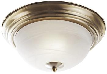 Rabalux 2806 Deckenleuchte Top aus Metall Glas bronzefarben/ weiß Ø28,5cm H:13cm
