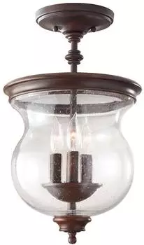Elstead Lighting Deckenleuchte Bronze 3-flammig (Elstead Lighting FE/PICKERINGL/SF)