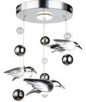 Globo Deckenleuchte Chrom, 1xLED