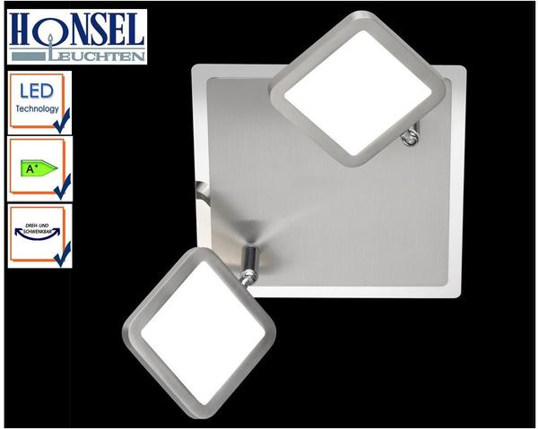 Fischer & Honsel Honsel LED-Strahler-Deckenleuchte Plate 2flg.