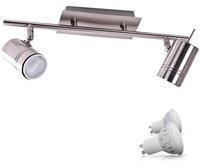 Eglo Design Wand Leuchte Decken Strahler bewegliche Spot Lampe im Set inklusive LED Leuchtmittel