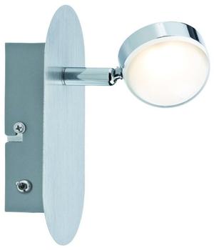 Paulmann 66630 Spotlight Hemisphere 1x4,5W Alu gebürstet/Chrom 230V Metall/Acryl 666.30 Deckenleuchte Lampe LED Deckenlampe Deckenstrahler