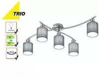 TRIO Leuchten Deckenleuchte "Garda" E14 schwenkbar, Leuchtmittel tauschbar