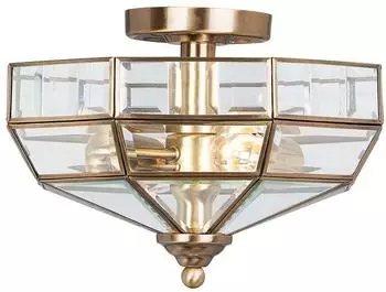 Elstead Lighting OLD-PARK-AB Deckenleuchte OLD PARK 2xE27/60W/230V messing