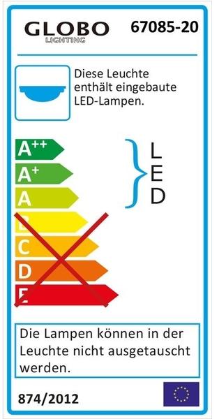 Eigenschaften & Allgemeine Daten LED-Deckenleuchte Globo SHANGHAI