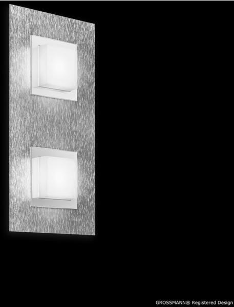 Grossmann Leuchten Creo LED 33 x 38,5 cm Aluminium gebürstet (52-770-072)