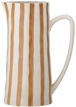 Bloomingville Begonia Krug Steingut Braun 1,3 L Wasserkrug dänisches Design