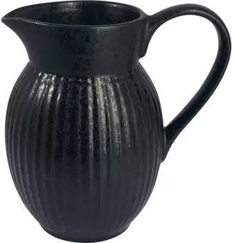 Greengate Alice Volcano Keramikkrug, schwarz, 1,5L