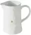 Boltze Pino Krug mit Tannenmotiv, 1,35l, Keramik, weiß