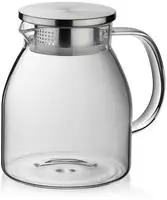 Kela-krug, Borosilikatglas/edelstahl, 1,2 L