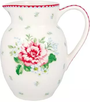 Greengate Alivia Keramik-Krug weiß 0,5L (STWJUG05NAVI0104)