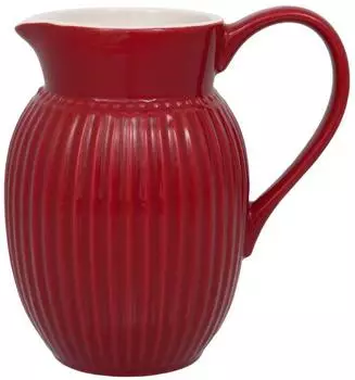 Greengate Alice Krug claret red, Steingut, 1,5L