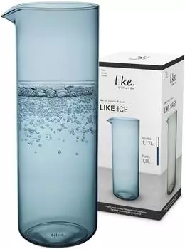 Villeroy & Boch Like Ice Wasserkaraffe/Saftkrug blau, 1l (19-5180-7997)