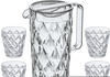 Koziol Crystal Kanne, 1,6L, crystal clear, inkl. Becher