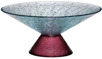 Hübsch Interior Bonbon Schale large Glas blau / rot