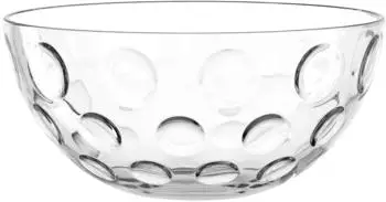 Leonardo Cucina Optic Schale Glas, transparent, Ø 28cm