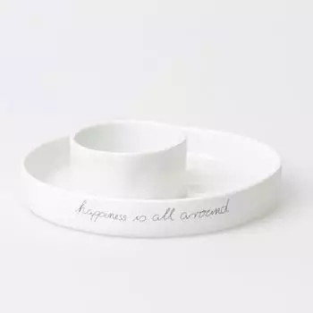 räder Schale „Mittelpunkt – Happiness is all around" (15,5cm)