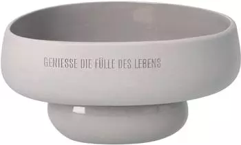 räder Schale „Genieße die Fülle des Lebens" aus Steinzeug (18715)