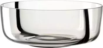 Leonardo ALVEO Schale aus Farbglas, taupe, H:10cm Ø:26cm (055230)