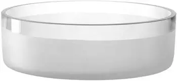 Leonardo Novara Schale, satiniertes Glas, Ø22cm (018631)