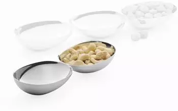 Philippi Pebbles Snackschalen Duo-Set, Edelstahl