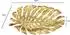 Wohnling Dekoschale Monstera-Blattform gold Aluminium 36cm (WL7.553)