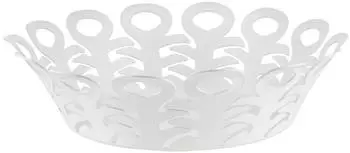 Alessi Vimini Körbchen Epoxidharz weiß, ⌀22cm (BM21/21 W)