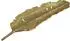 Wohnling Dekoschale Blatt Aluminium gold 60cm (WL7.688)