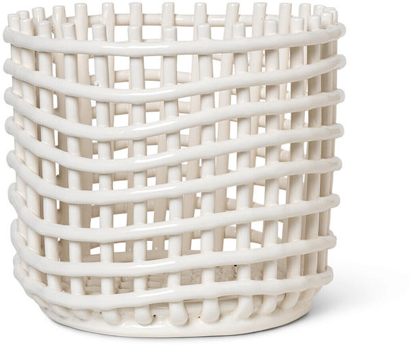 Ferm Living Keramik-Korb Ø23,5cm Large off-white