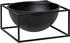 By Lassen Kubus Bowl Centerpiece Large, Black - Schwarz