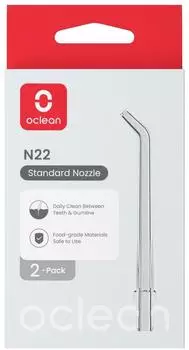 Oclean N22 Standardd&uuml;se f&uuml;r W10 Lite, transparent, 2er-Pack (C05000027)
