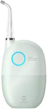 Oclean AirPump A10 tragbare Munddusche, 3 Modi, 2 Düsen, grün (AirPump A10)