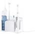 Newgen Medicals Zahnpflege-Set mit 10 Aufsätzen, Spiegel & Munddusche