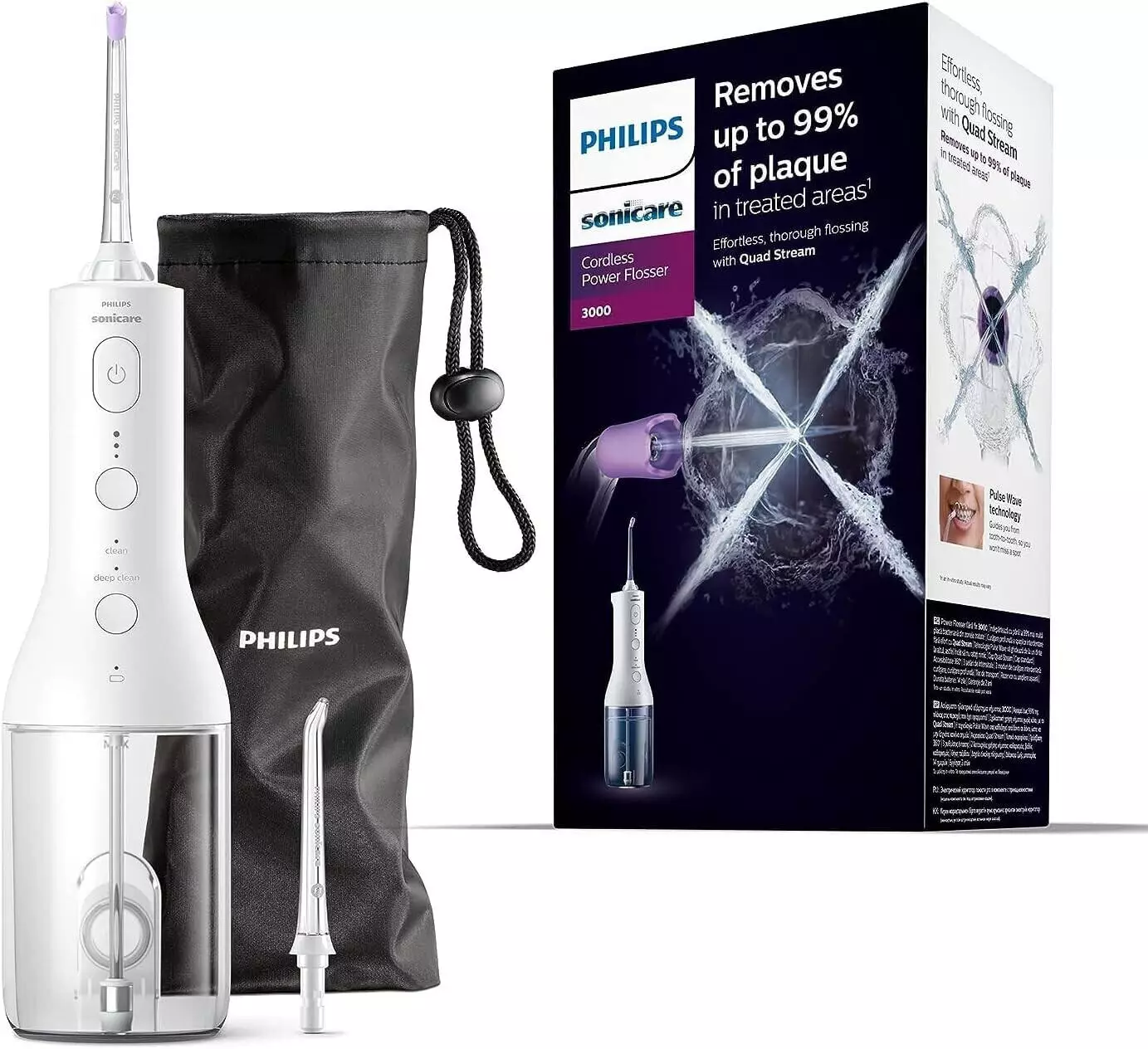 Philips Sonicare Cordless Power Flosser 3000 HX3826/31 Munddusche