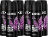 6x Axe Bodyspray Excite ohne Aluminiumsalze 150 ml