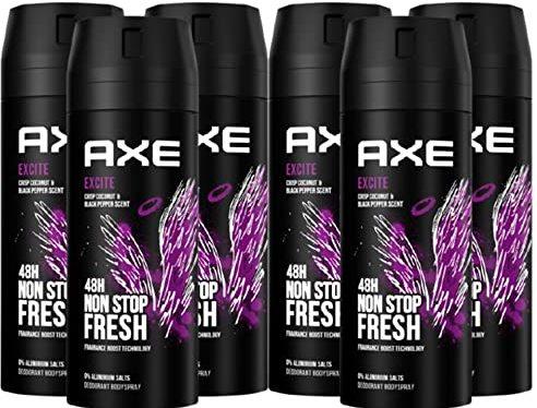 Axe Excite Deodorant Bodyspray (6x150 ml)