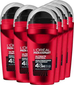 L'Oréal Men Expert Antitranspirant Roll-On Ultimate Control (6x50ml)