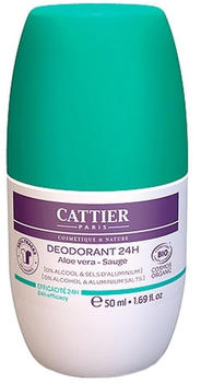 Cattier Aloe Vera - Salbei Deodorant Roll-On (50 ml)