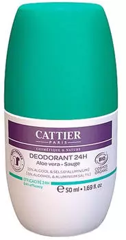 Cattier Aloe Vera - Salbei Deodorant Roll-On (50 ml) Cattier Aloe Vera - Salbei Deodorant Roll-On (50 ml)