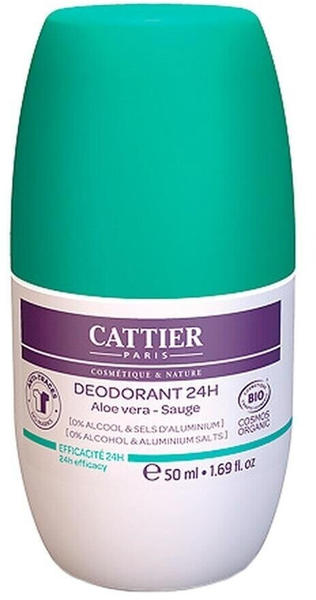 Cattier Aloe Vera - Salbei Deodorant Roll-On (50 ml)