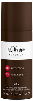S.Oliver Superior Men Deodorant & Bodyspray (150 ml)