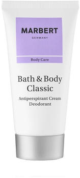 Marbert Bath & Body Classic Antiperspirant Deodorant Creme (50 ml)