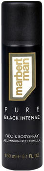 Marbert Man Pure Black Intense Deo & Body Spray (150ml)