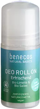 benecos Natural Basics Deo Roll-on Erfrischend (50 ml) benecos Natural Basics Deo Roll-on Erfrischend (50 ml)