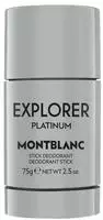 Montblanc MB025B12, Montblanc Explorer Platinum Deodorant Stick 75 g, Grundpreis: