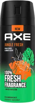 Axe Bodyspray Jungle Fresh Palm Leaves & Amber Scent (150ml)