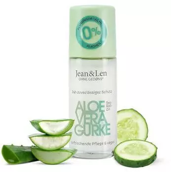 Jean & Len Aloe Vera Gurke Deo Roll-On (50 ml) Jean & Len Aloe Vera Gurke Deo Roll-On (50 ml)