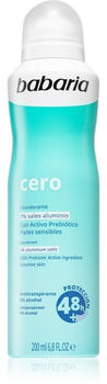 Babaria Cero Antitranspirant-Spray (200ml)