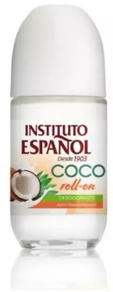 Instituto Español Coconut Roll-On Deodorant White